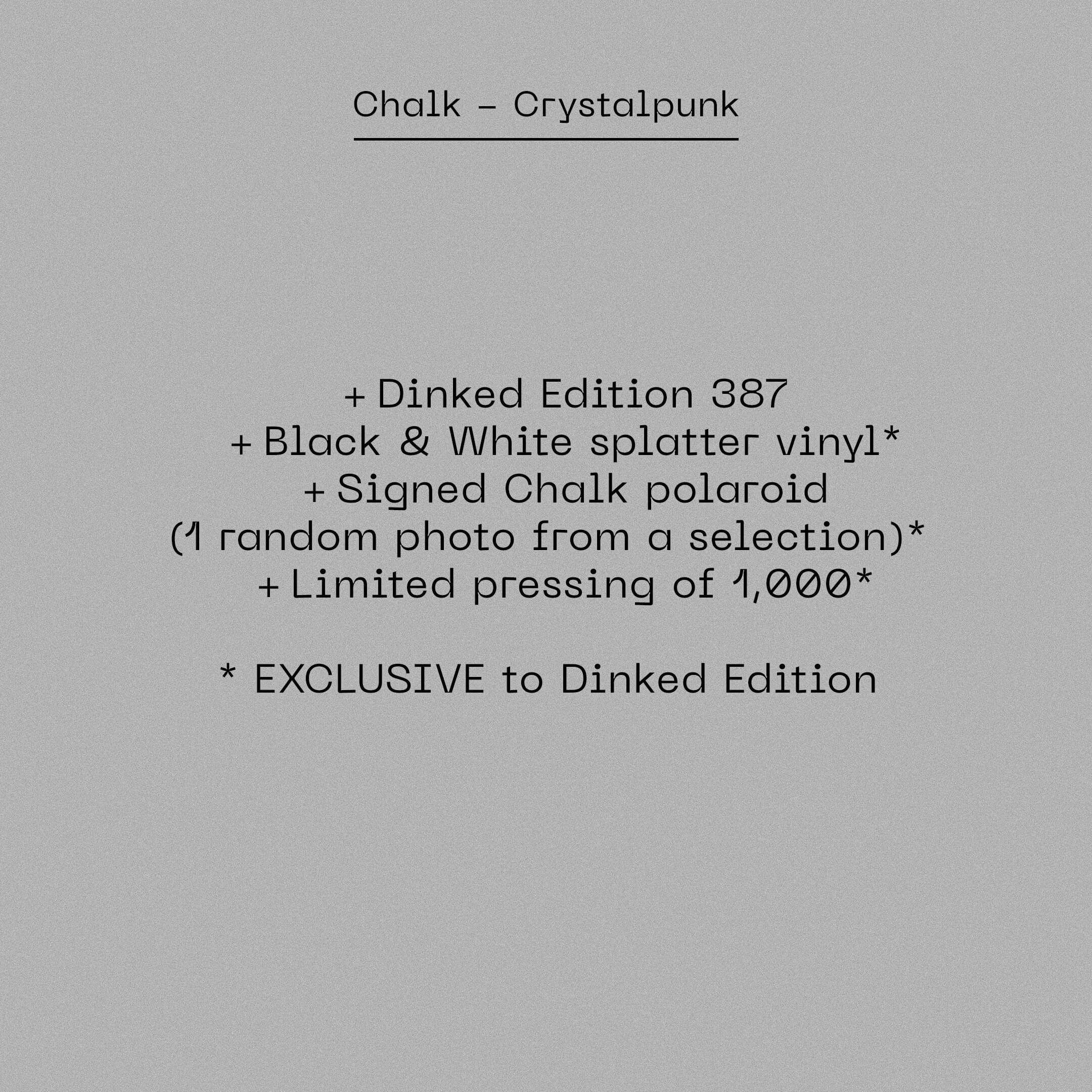 Chalk - Crystalpunk (Dinked Edition Vinyl) - Image 4