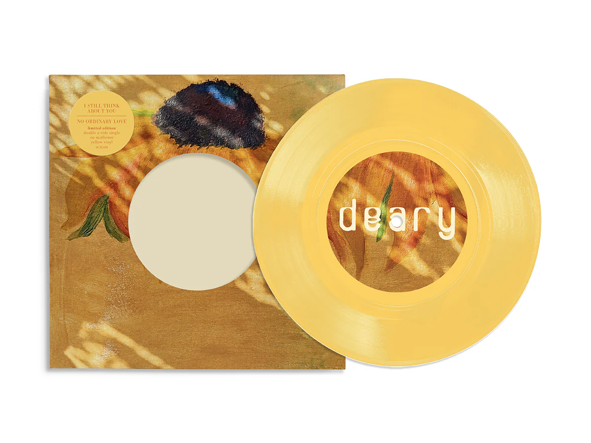 deary - I Still Think About You/No Ordinary Love (Sunflower Yellow Vinyl 7") - Image 2