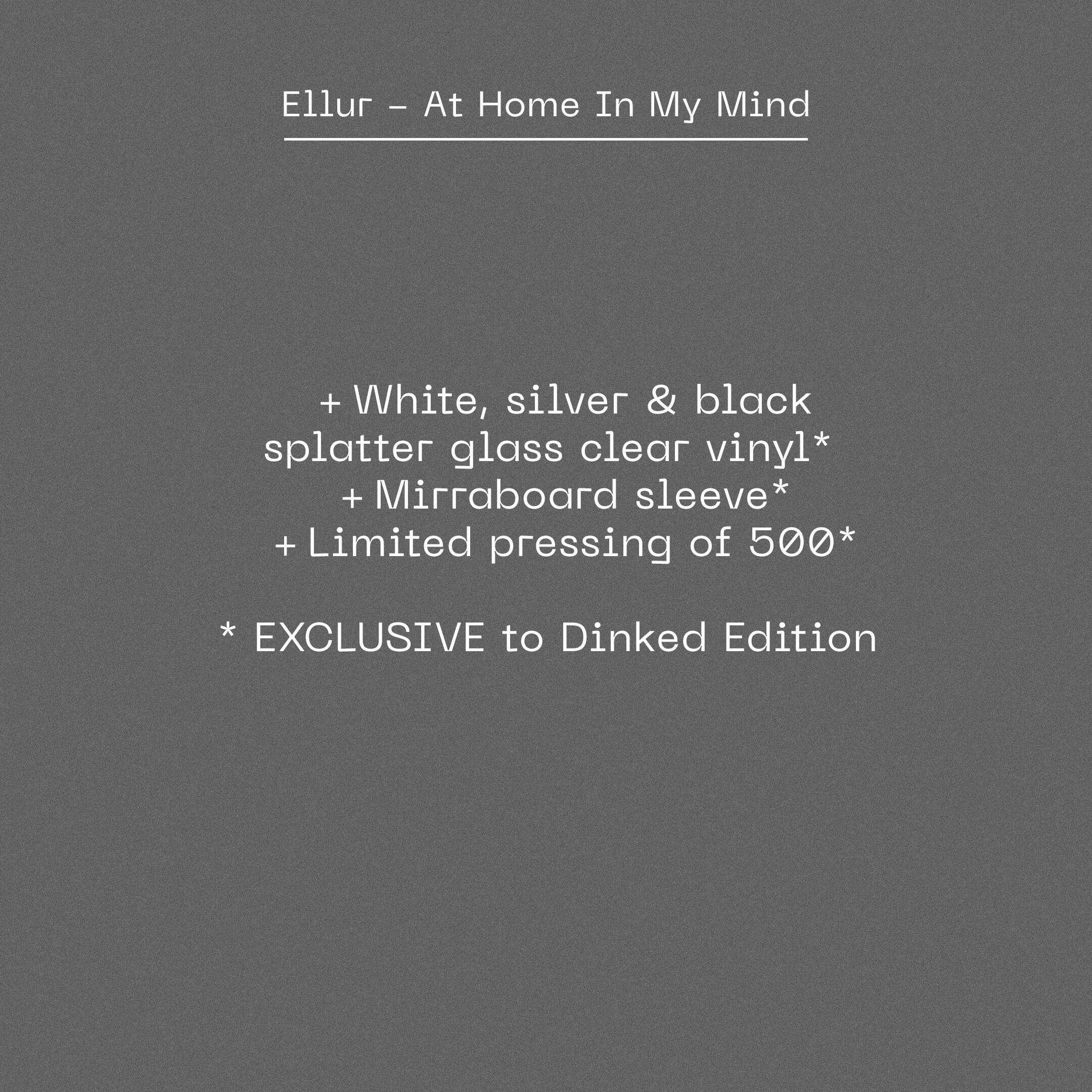 Ellur - At Home In My Mind (Dinked Edition Vinyl) - Image 3