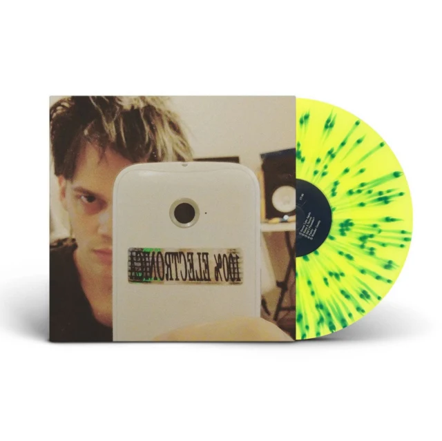 George Clanton - 100% Electronica LP (Neon Yellow/Green Splatter Vinyl)