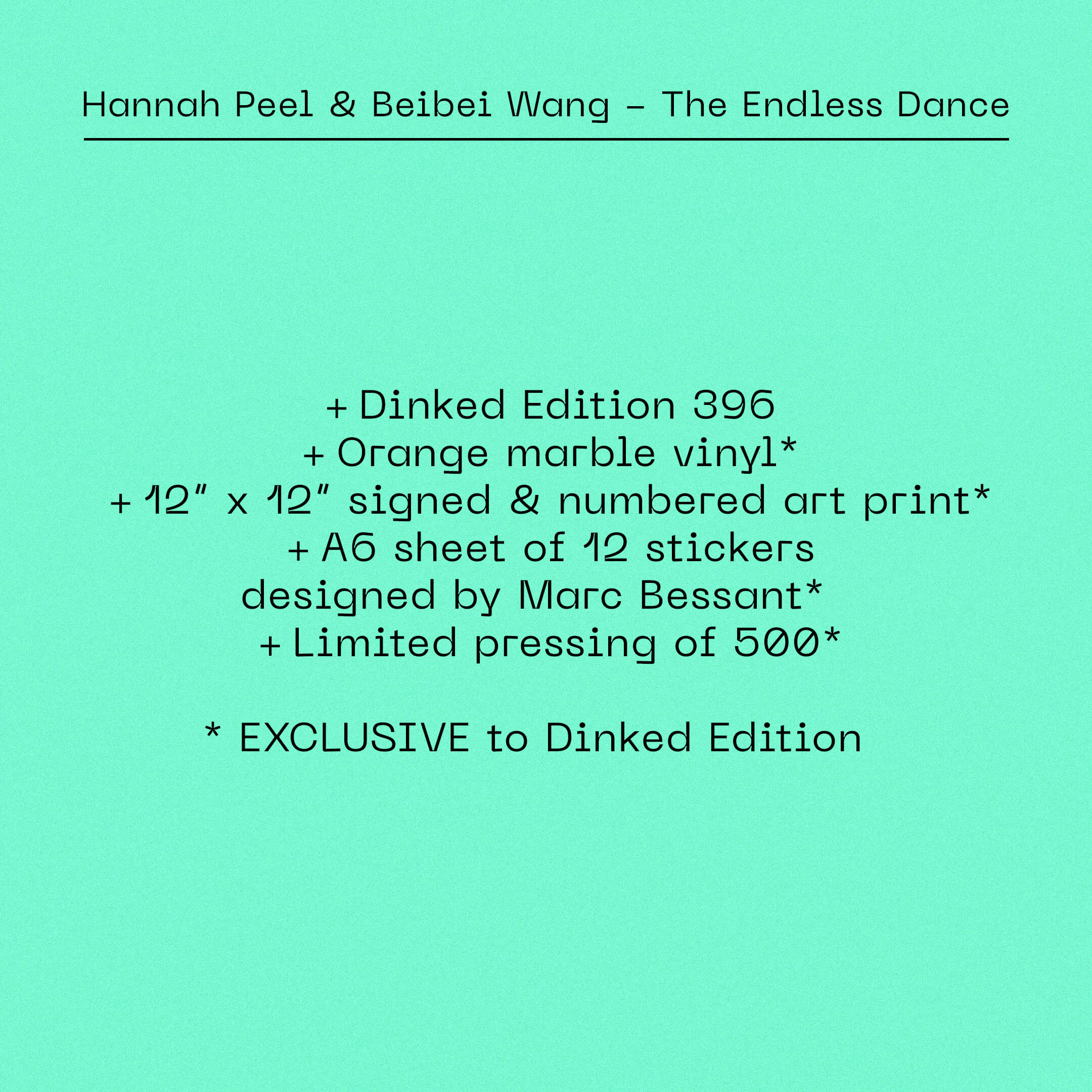 Hannah Peel & Beibei Wang - The Endless Dance (Dinked Edition Vinyl) - Image 5