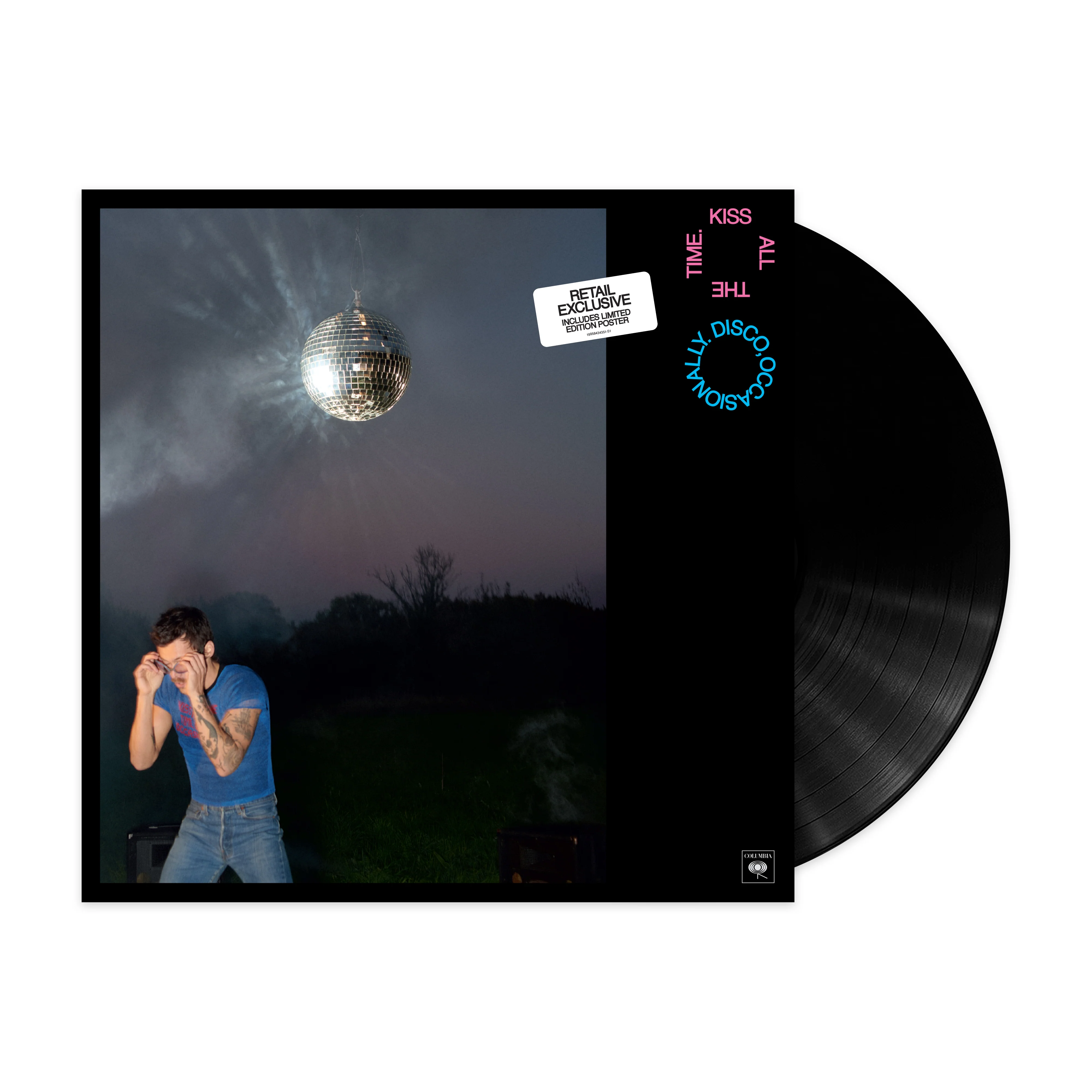 Harry Styles - KISS ALL THE TIME. DISCO, OCCASIONALLY (Retail Exclusive Black Vinyl w/Poster)