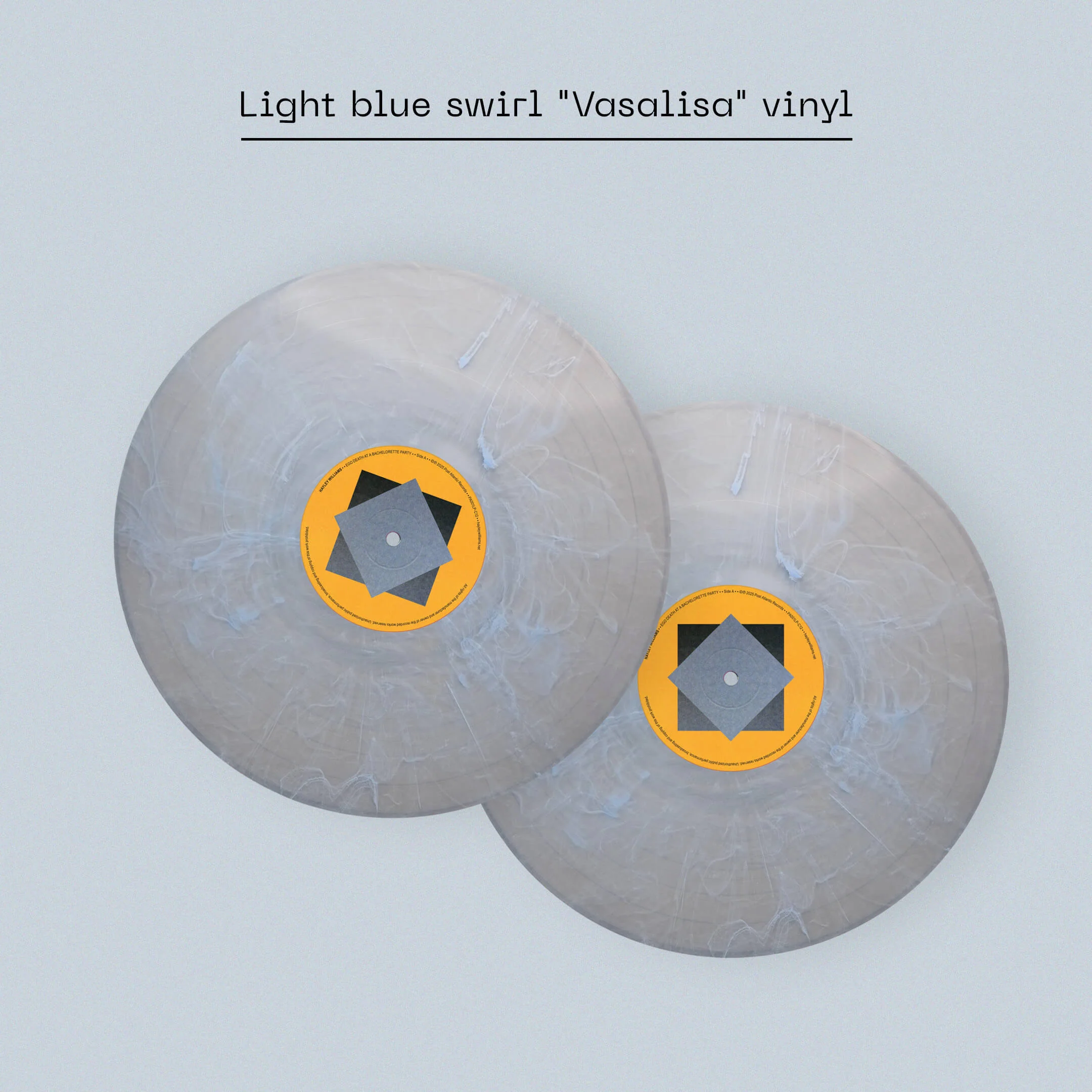 Hayley Williams - Ego Death At A Bachelorette Party (Dinked Edition Vinyl) (Alt Cover + Light Blue Swirl "Vasalisa" 2xLP Vinyl) - Image 8