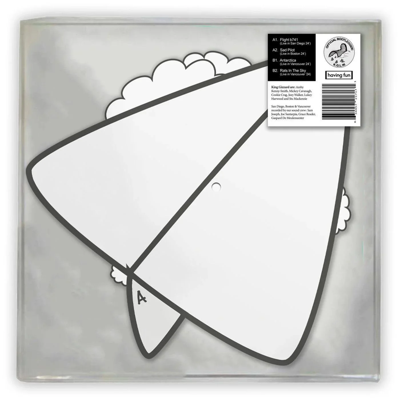 King Gizzard & The Lizard Wizard - Live in 24' (Paper Airplane Picture Disc Vinyl)