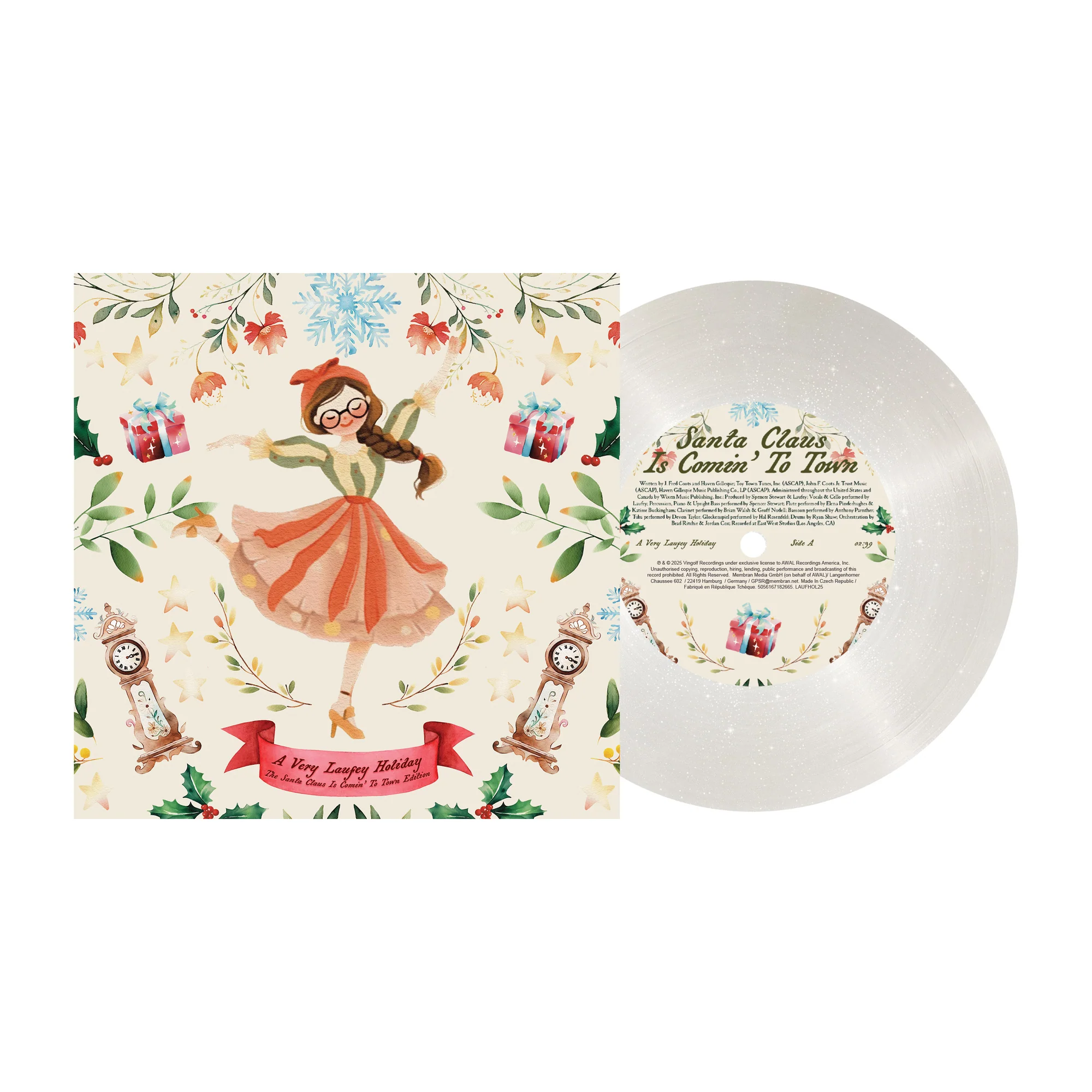 Laufey - A Very Laufey Holiday (The Santa Claus Is Comin’ To Town Edition) (7" Vinyl)