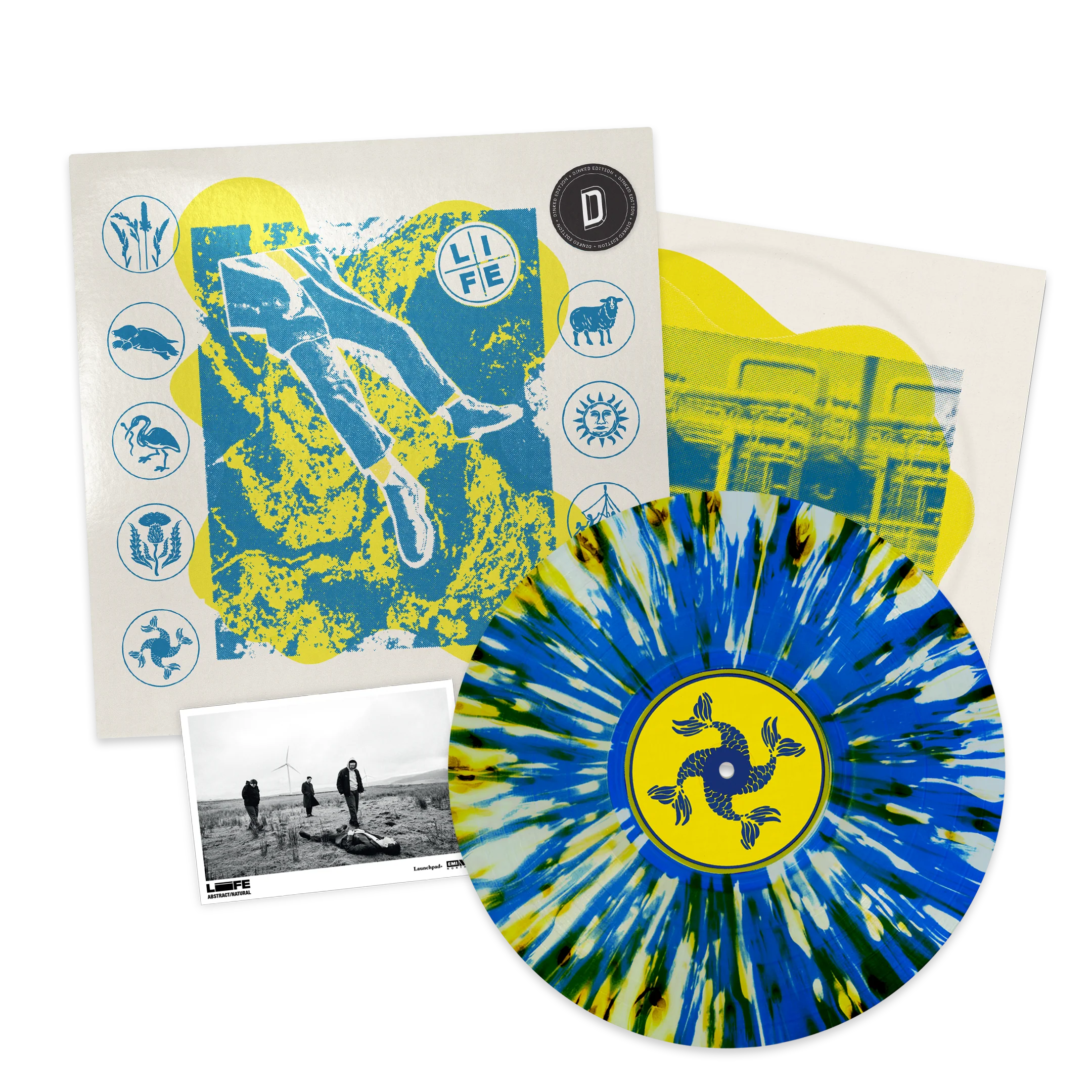 LIFE - ABSTRACT / NATURAL (Dinked Edition Vinyl)
