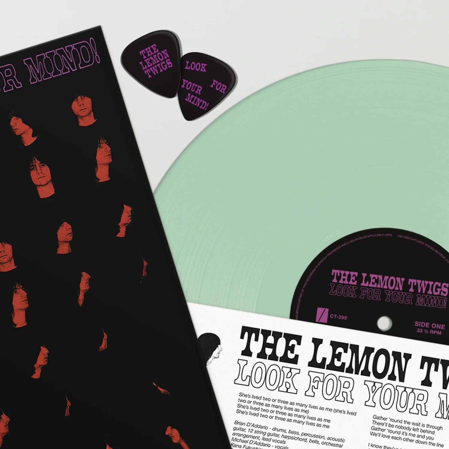 The Lemon Twigs - Look For Your Mind! (Clear Vinyl) + Guitar Pick - Image 3