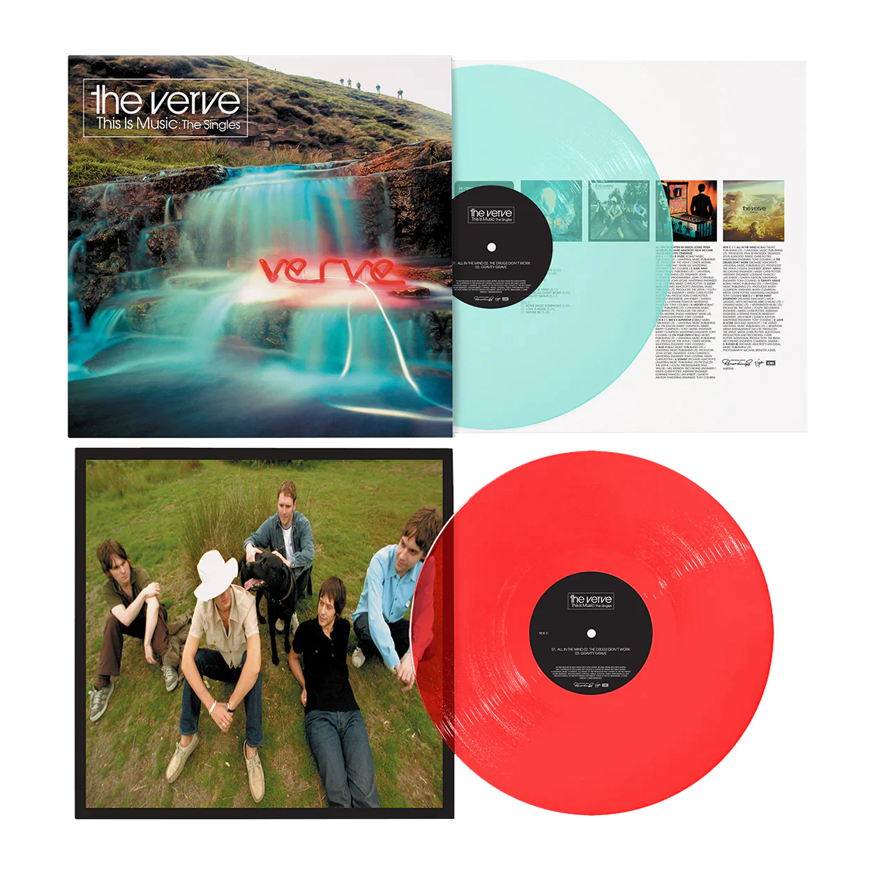 The Verve - This Is Music: The Singles (Coke Bottle Clear & Transparent Red Vinyl)