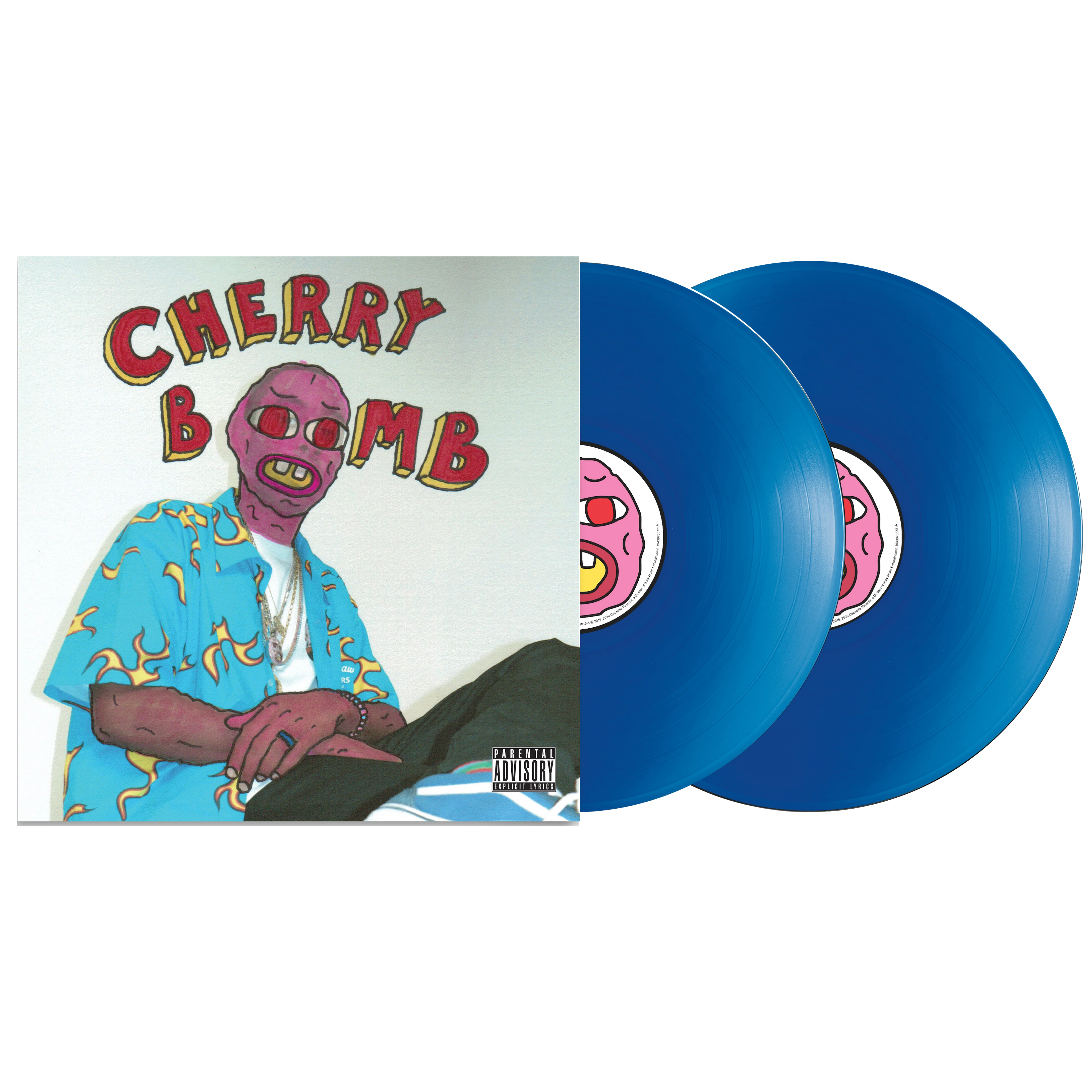 Tyler the Creator - Cherry Bomb (10th Anniversary) (Mask Cover Translucent Blue 2XLP Vinyl)