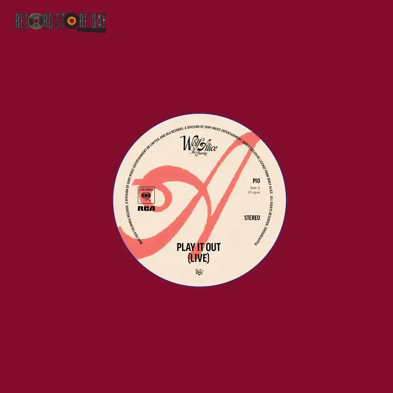 Wolf Alice - Play It Out / Midnight Song (Live in LA) (Black 7" Vinyl With Push-Out Centre) (RSD 26)